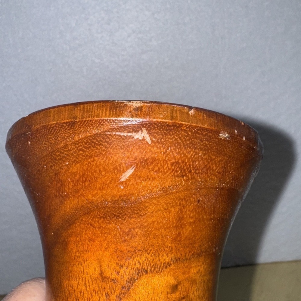 Wood Vase Flower Vase 10 Inch‎ Home Decor Multipurpose use - Picture 11 of 11
